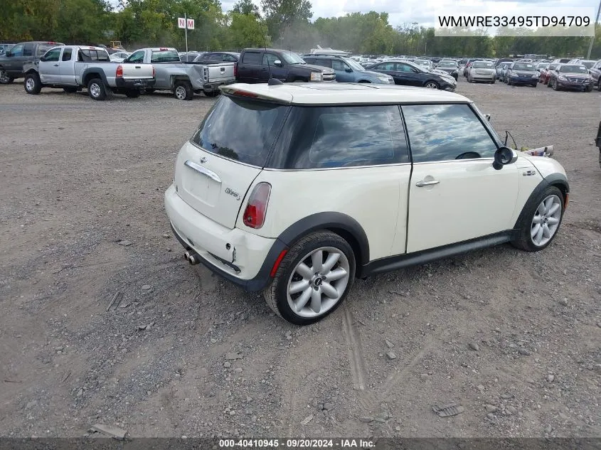 2005 Mini Cooper S VIN: WMWRE33495TD94709 Lot: 40410945