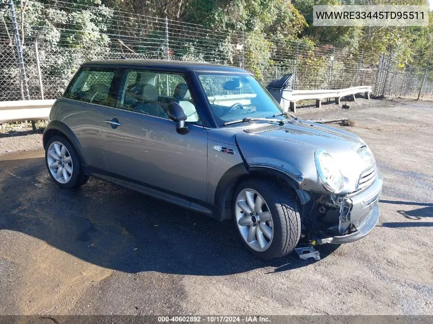 2005 Mini Cooper S VIN: WMWRE33445TD95511 Lot: 40602892