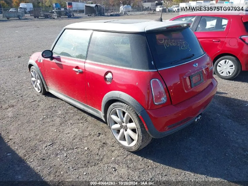 2005 Mini Cooper S VIN: WMWRE33575TG97934 Lot: 40664263