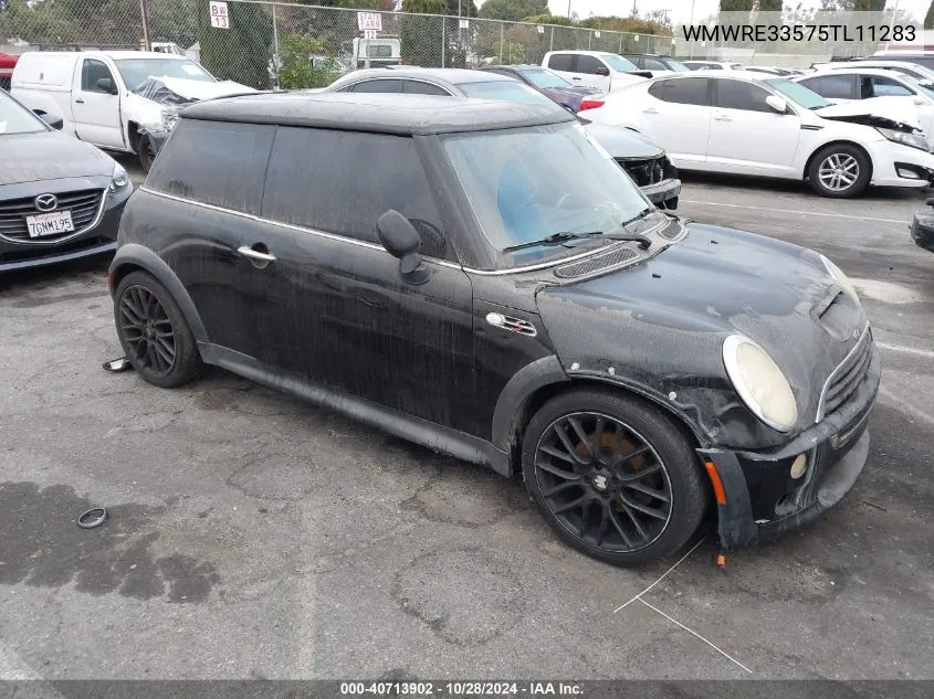 2005 Mini Cooper S S VIN: WMWRE33575TL11283 Lot: 40713902