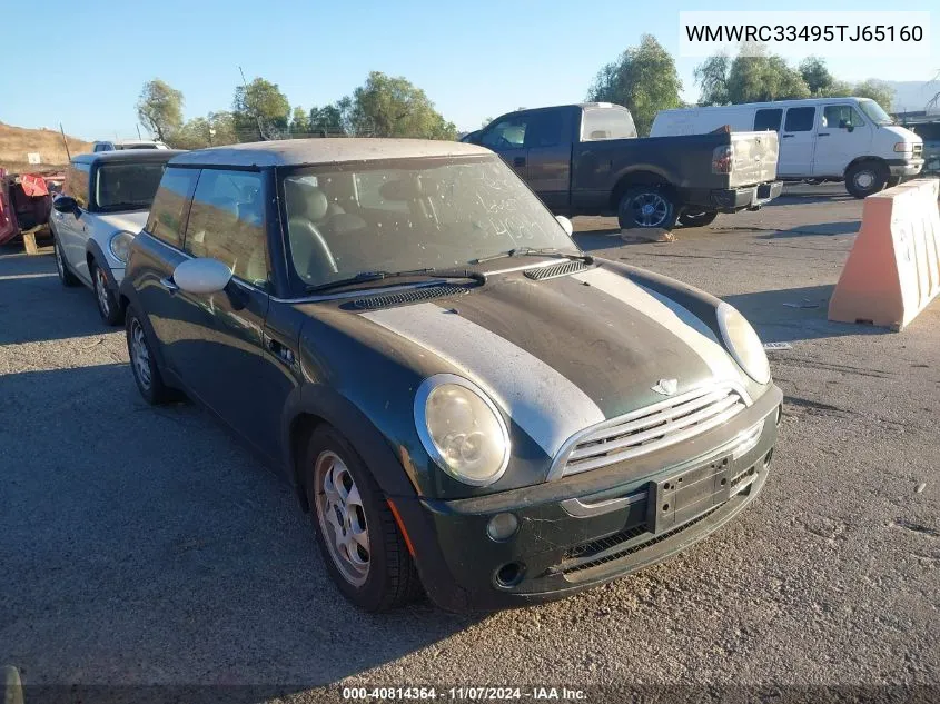 2005 Mini Cooper VIN: WMWRC33495TJ65160 Lot: 40814364