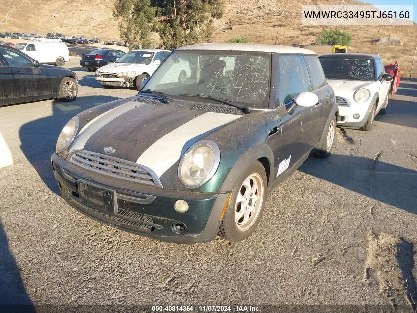 2005 Mini Cooper VIN: WMWRC33495TJ65160 Lot: 40814364