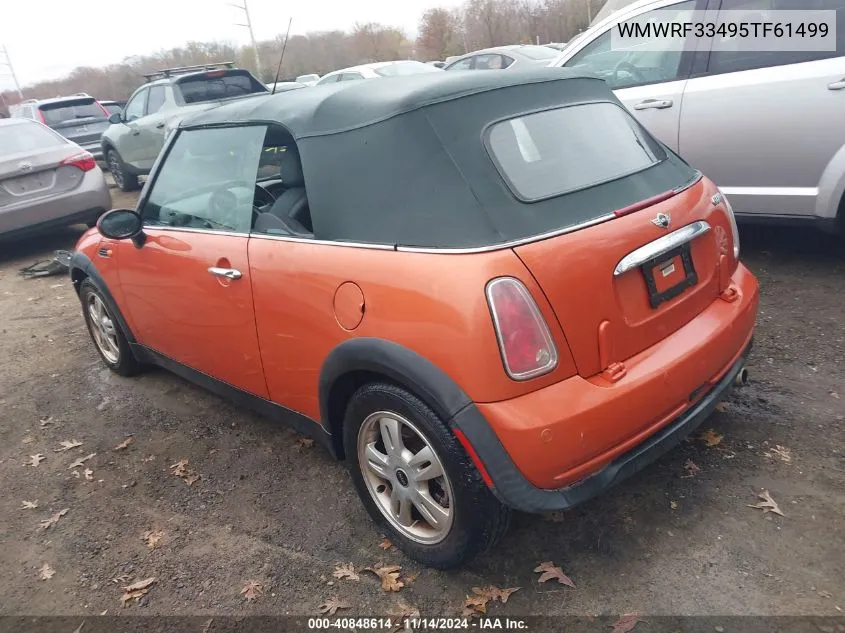 2005 Mini Cooper VIN: WMWRF33495TF61499 Lot: 40848614