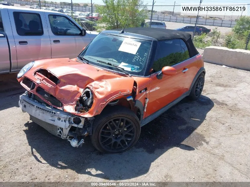 WMWRH33586TF86219 2006 Mini Cooper S