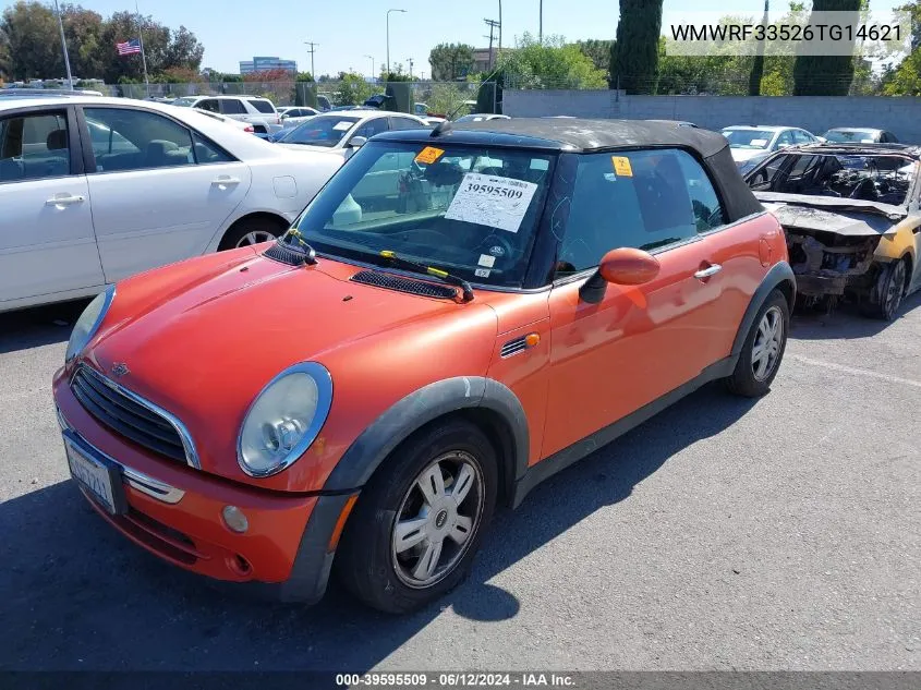 2006 Mini Cooper VIN: WMWRF33526TG14621 Lot: 39595509