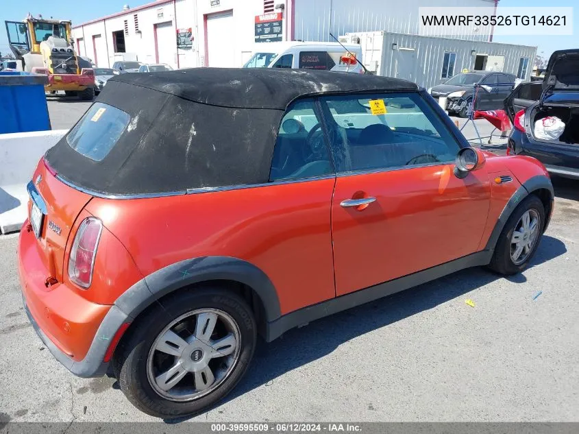 2006 Mini Cooper VIN: WMWRF33526TG14621 Lot: 39595509