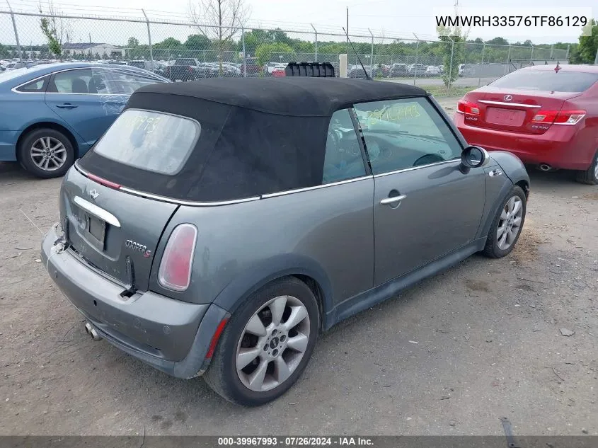 WMWRH33576TF86129 2006 Mini Cooper S