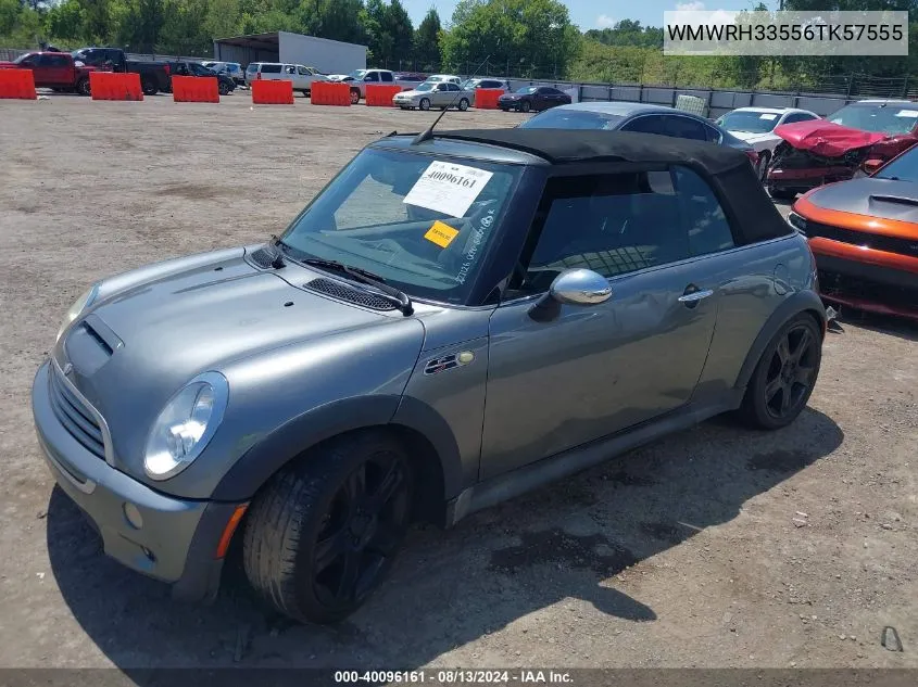 2006 Mini Cooper S VIN: WMWRH33556TK57555 Lot: 40096161