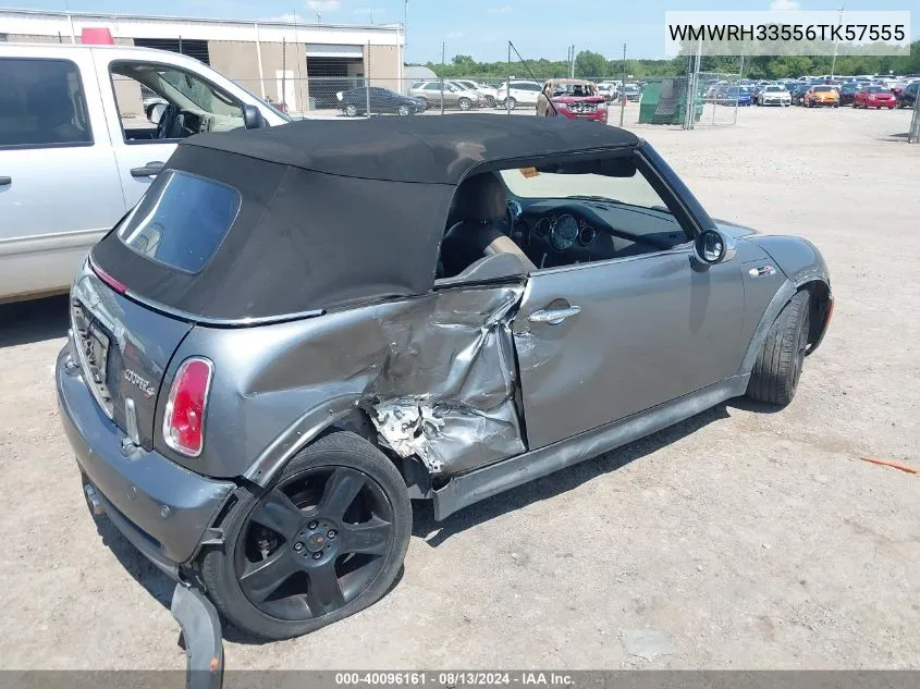 2006 Mini Cooper S VIN: WMWRH33556TK57555 Lot: 40096161