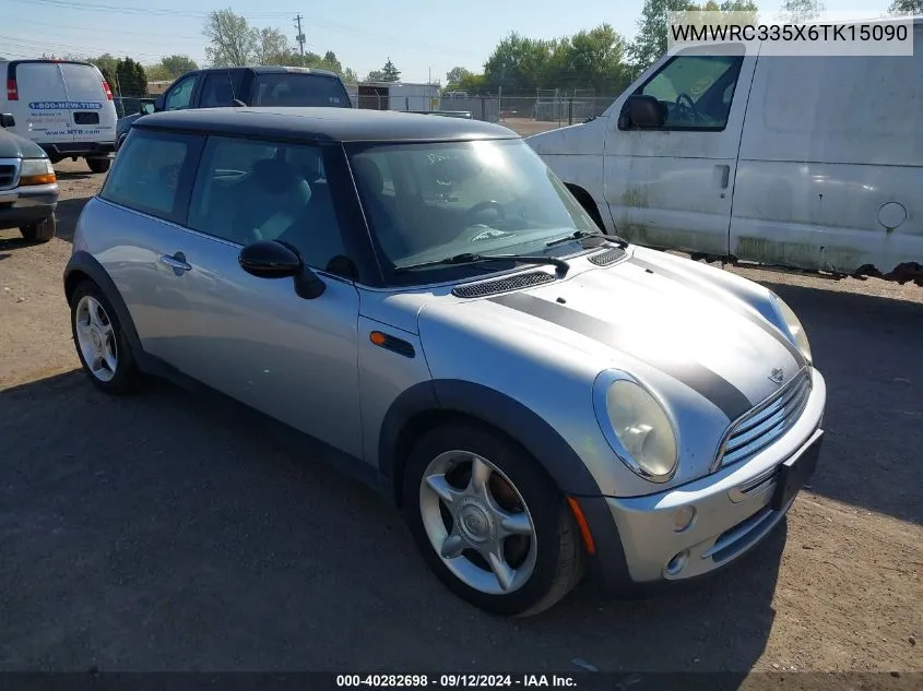 2006 Mini Cooper VIN: WMWRC335X6TK15090 Lot: 40282698