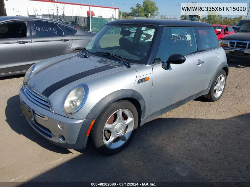 2006 Mini Cooper VIN: WMWRC335X6TK15090 Lot: 40282698