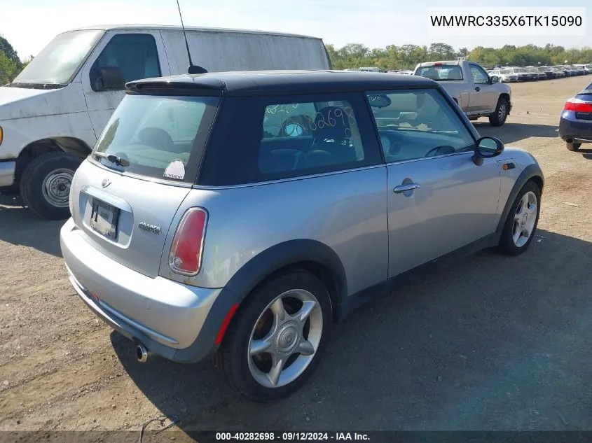 2006 Mini Cooper VIN: WMWRC335X6TK15090 Lot: 40282698