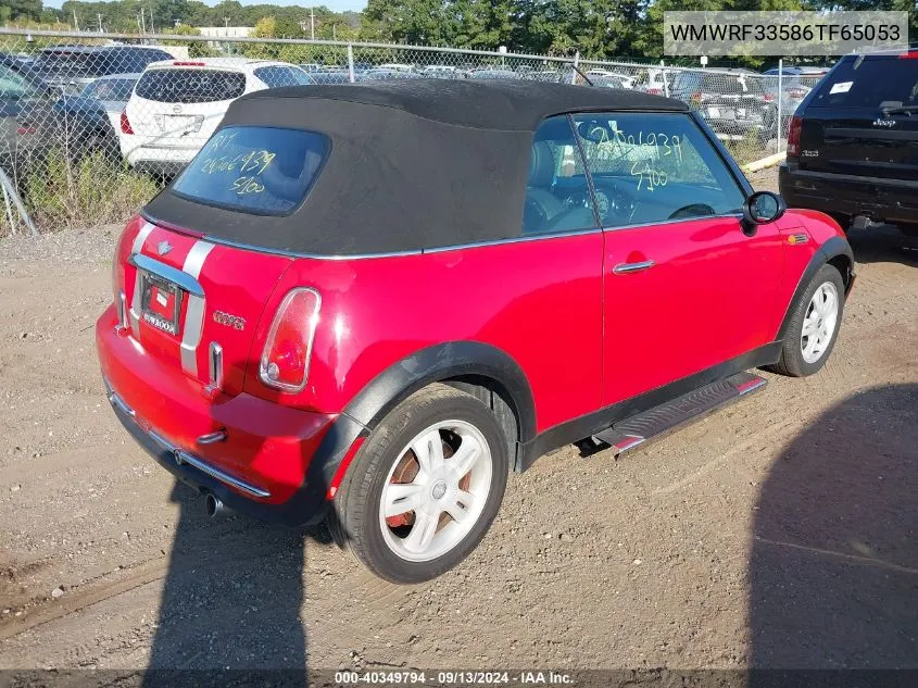 WMWRF33586TF65053 2006 Mini Cooper