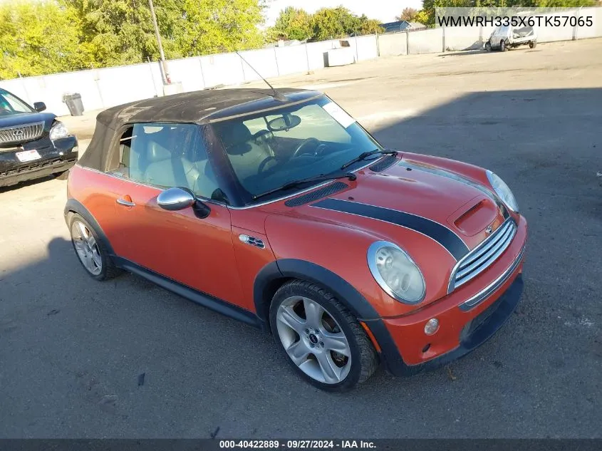 2006 Mini Cooper S VIN: WMWRH335X6TK57065 Lot: 40422889