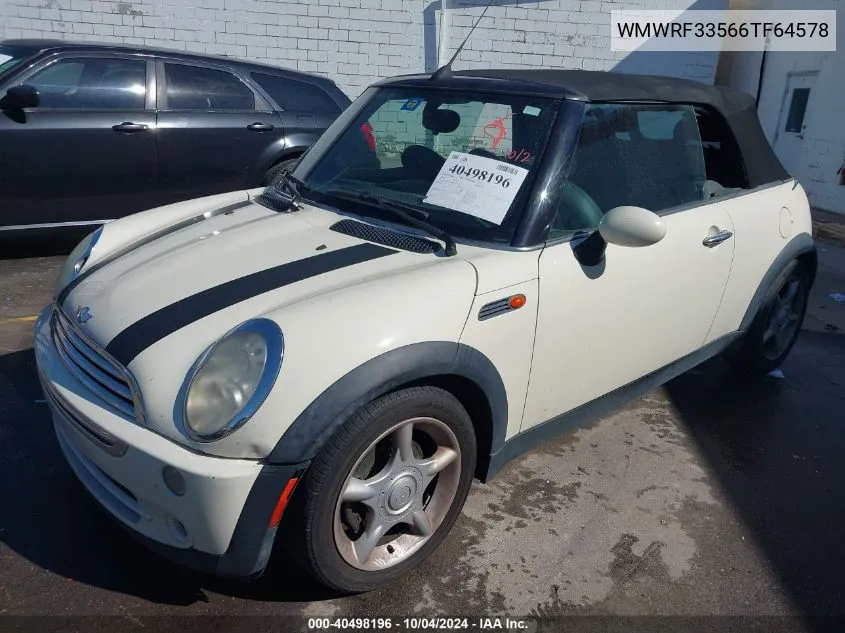 2006 Mini Cooper VIN: WMWRF33566TF64578 Lot: 40498196