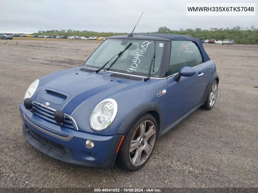 2006 Mini Cooper S VIN: WMWRH335X6TK57048 Lot: 40541652