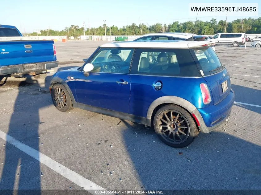 2006 Mini Cooper S VIN: WMWRE33596TJ48685 Lot: 40558461