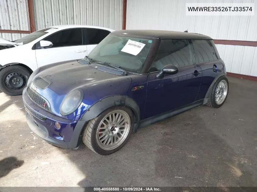 2006 Mini Cooper S VIN: WMWRE33526TJ33574 Lot: 40558580