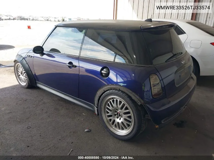 2006 Mini Cooper S VIN: WMWRE33526TJ33574 Lot: 40558580