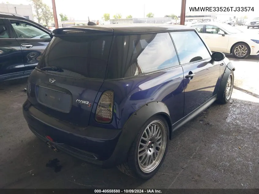 2006 Mini Cooper S VIN: WMWRE33526TJ33574 Lot: 40558580