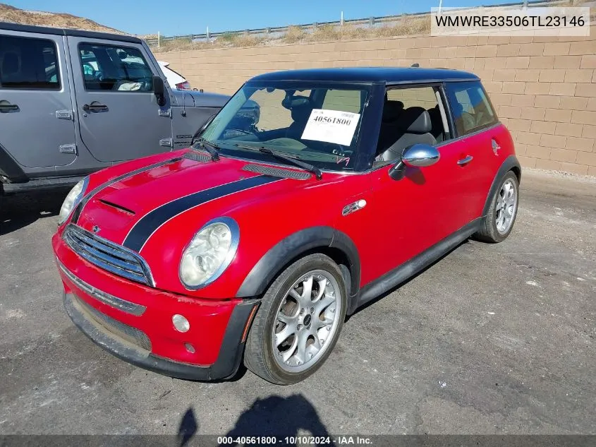 2006 Mini Cooper S VIN: WMWRE33506TL23146 Lot: 40561800