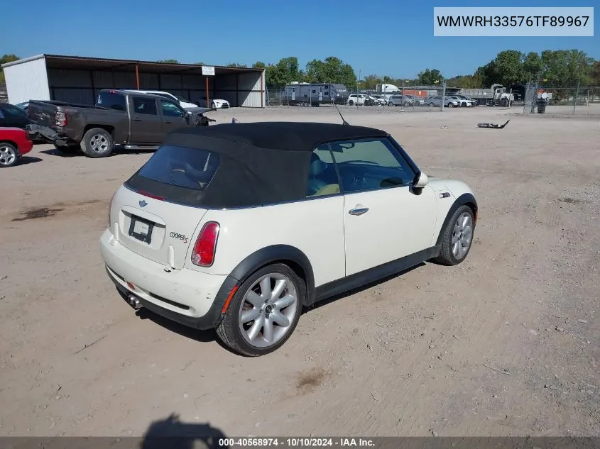 WMWRH33576TF89967 2006 Mini Cooper S