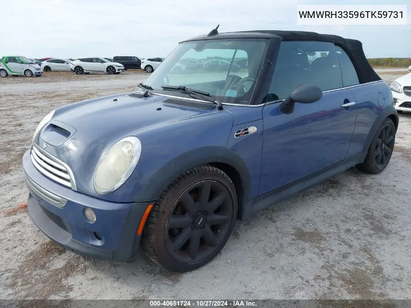 2006 Mini Cooper S VIN: WMWRH33596TK59731 Lot: 40651724