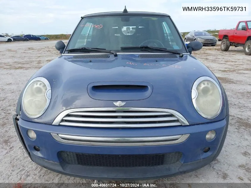 2006 Mini Cooper S VIN: WMWRH33596TK59731 Lot: 40651724