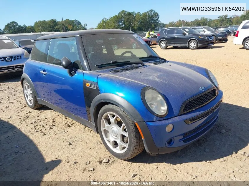 2006 Mini Cooper VIN: WMWRC33596TK64202 Lot: 40673401