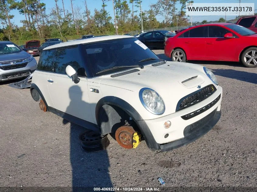 2006 Mini Cooper S VIN: WMWRE33556TJ33178 Lot: 40692274