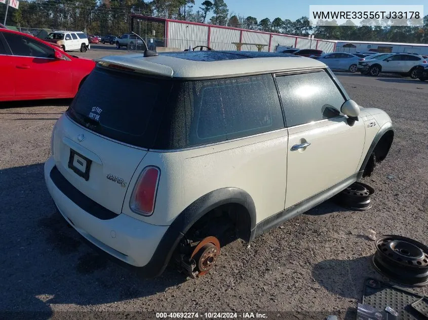 2006 Mini Cooper S VIN: WMWRE33556TJ33178 Lot: 40692274