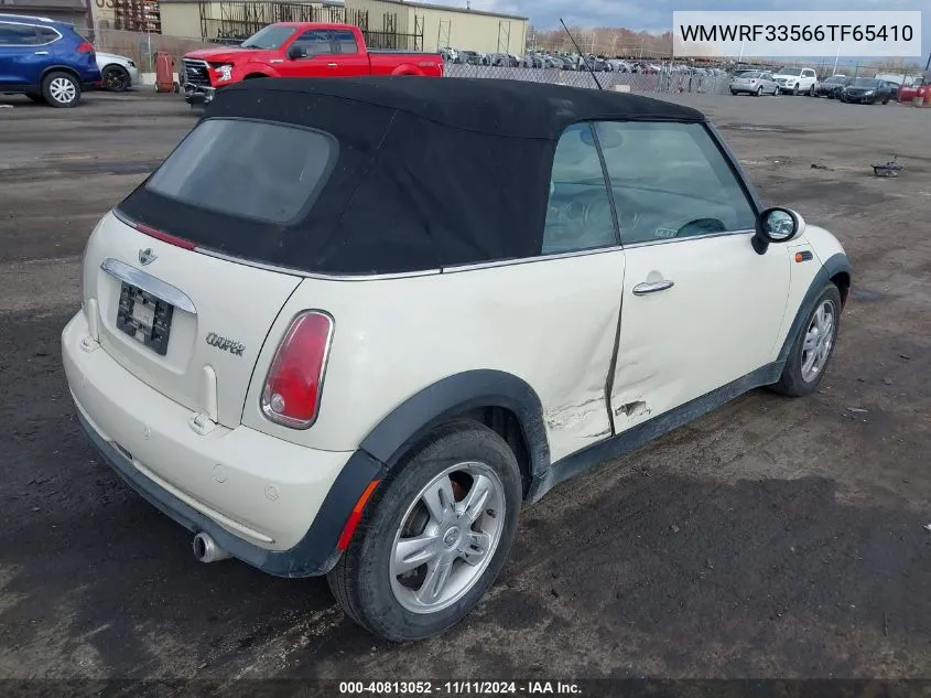 2006 Mini Cooper VIN: WMWRF33566TF65410 Lot: 40813052