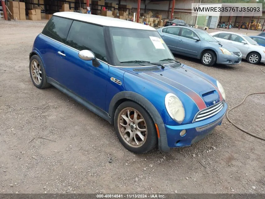 2006 Mini Cooper S VIN: WMWRE33576TJ35093 Lot: 40814541