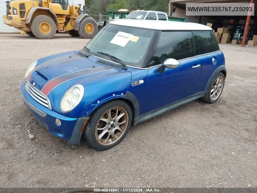 2006 Mini Cooper S VIN: WMWRE33576TJ35093 Lot: 40814541