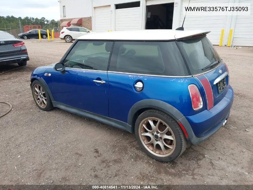 2006 Mini Cooper S VIN: WMWRE33576TJ35093 Lot: 40814541