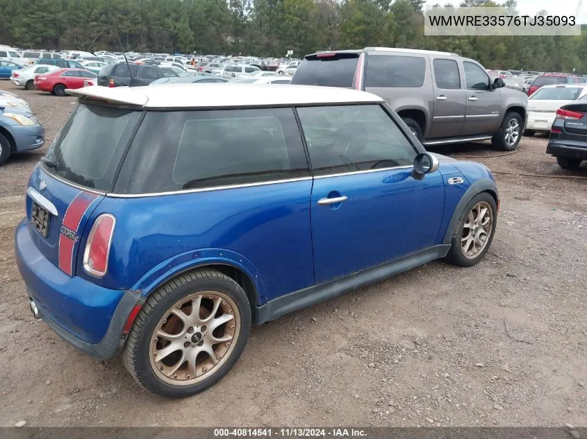 2006 Mini Cooper S VIN: WMWRE33576TJ35093 Lot: 40814541