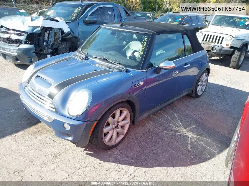 2006 Mini Cooper S VIN: WMWRH33506TK57754 Lot: 40846657