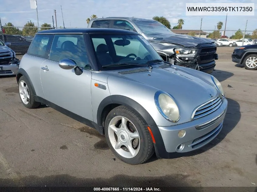 2006 Mini Cooper VIN: WMWRC33596TK17350 Lot: 40867665