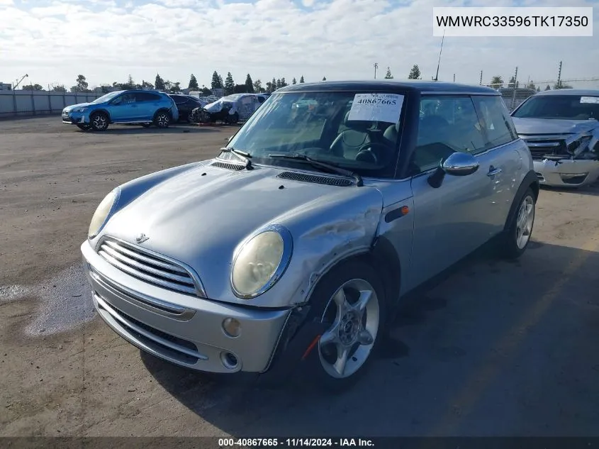 2006 Mini Cooper VIN: WMWRC33596TK17350 Lot: 40867665