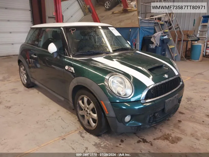 WMWMF73587TT80971 2007 Mini Cooper S