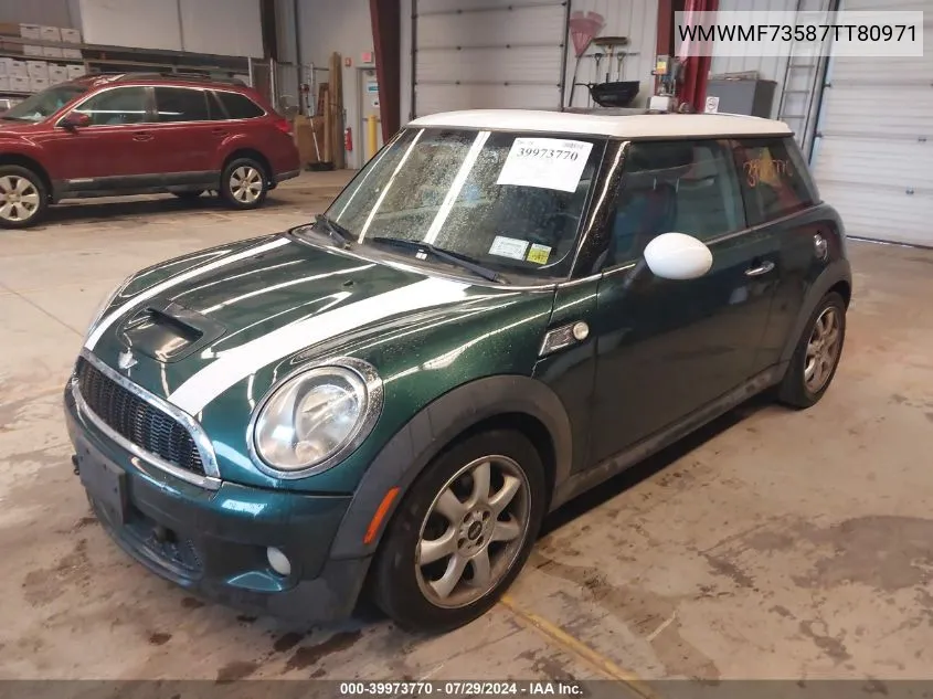 2007 Mini Cooper S VIN: WMWMF73587TT80971 Lot: 39973770