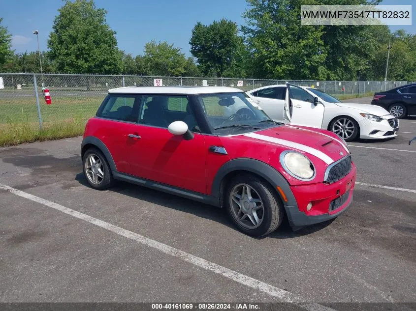 2007 Mini Cooper S VIN: WMWMF73547TT82832 Lot: 40161069