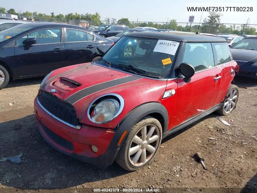 WMWMF73517TT80228 2007 Mini Cooper S