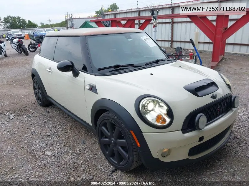 WMWMF735X7TL88702 2007 Mini Cooper S