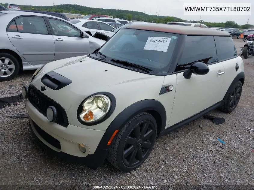 WMWMF735X7TL88702 2007 Mini Cooper S