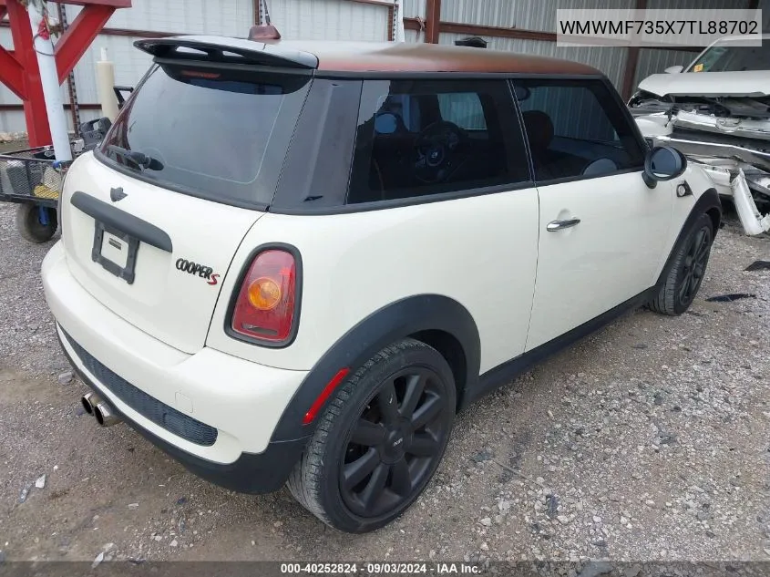 WMWMF735X7TL88702 2007 Mini Cooper S