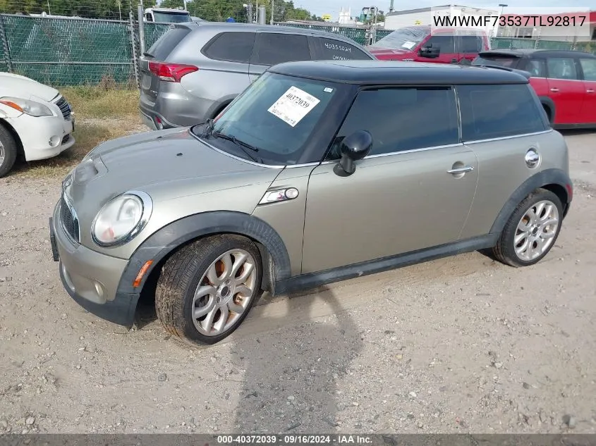 2007 Mini Cooper S VIN: WMWMF73537TL92817 Lot: 40372039