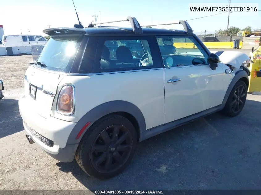 WMWMF73557TT81916 2007 Mini Cooper S