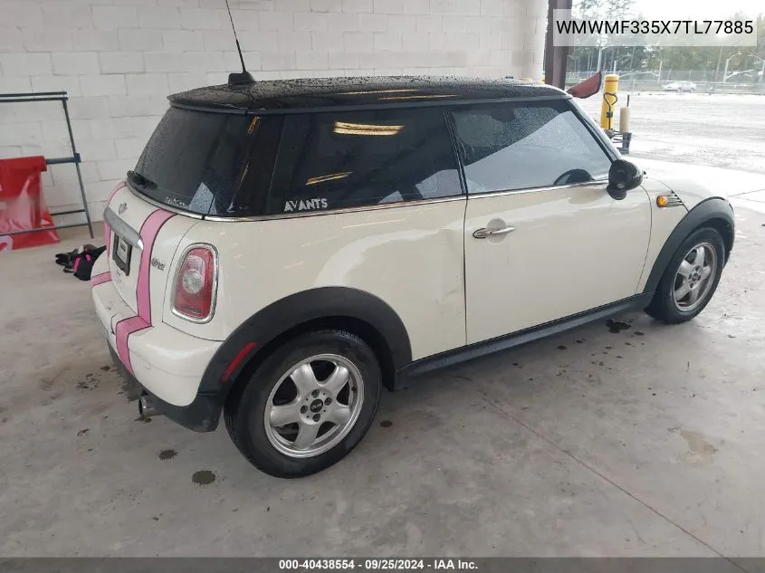 WMWMF335X7TL77885 2007 Mini Cooper