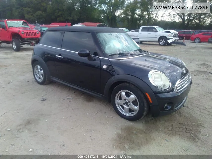 2007 Mini Cooper VIN: WMWMF33547TL77896 Lot: 40517216